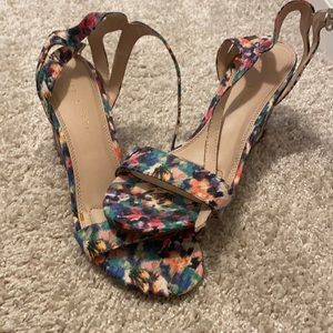 Multi colored short wedges